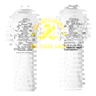 In September We Wear Gold Sneaker Childhood Cancer Awareness T-Shirt | Seseable CA