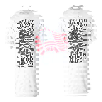 She Loves Jesus And America Too Usa Flag 4Th Of July T-Shirt - Monsterry