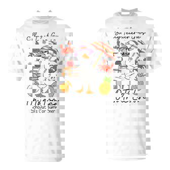 Silly Teacher Goose On The Loose School's Out For Summer T-Shirt | Mazezy