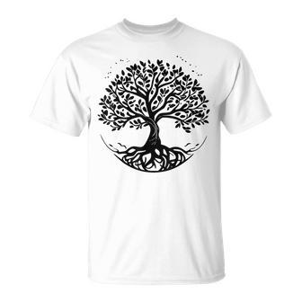 Símbolo Celta Del Árbol De Laida Con Diseño De Nudos Camiseta unisex - Regaloses