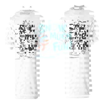 Snow Much Fun 冬 雪だるま おもしろい クリスマス キッズ レディース メンズ Tシャツ - Kawaiitshirt