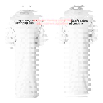 Sorry For Having Great Tits And Correct Opinions Y2k Tシャツ - Kawaiitshirt