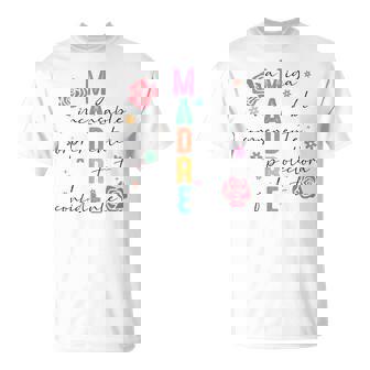 Spanish Retro Mama Floral Girls Grandma T-Shirt | Mazezy