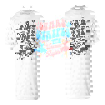 Stars Stripes And Rights Retro Feminist 4Th Of July T-Shirt - Thegiftio UK