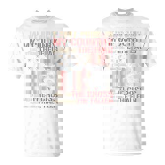 I Take Pride In My Country Itand For The Flag 裏面 Tシャツ - Kawaiitshirt