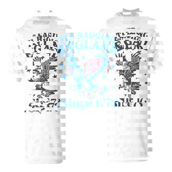 Tea Bagging England Since 1773 Patriotic Eagle 4Th Of July T-Shirt - Monsterry