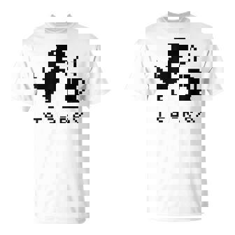 Tea Rex Pixel 8ビットゲーム恐竜 Tシャツ - Kawaiitshirt