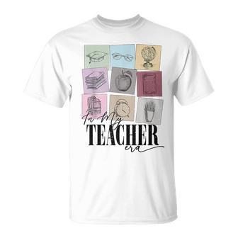 In My Teacher Era Back To School In My Teaching Era Pink T-Shirt - Thegiftio