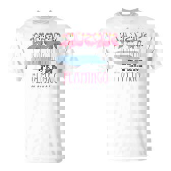 Team Flamingo キュート フラミンゴシャツ 素晴らしい夏用シャツ Tシャツ - Kawaiitshirt