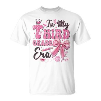 In My Third Grade Era Coquette Back To School Teacher Girl T-Shirt - Thegiftio UK