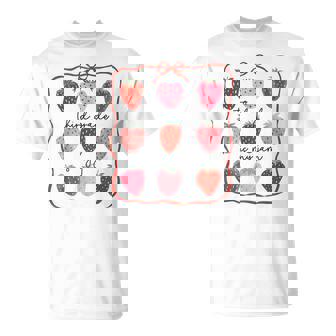 Third Grade Is My Jam Strawberry Third Grade Teacher T-Shirt | Mazezy