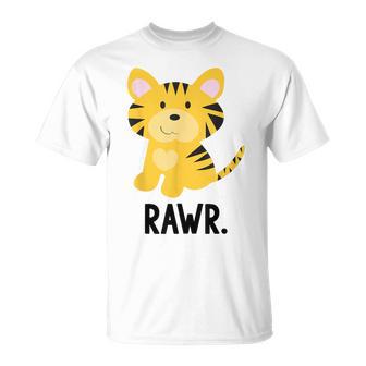 Tiger Rawr Kinder Für Jungen Kinder Für Mädchen T-Shirt - Geschenkecke