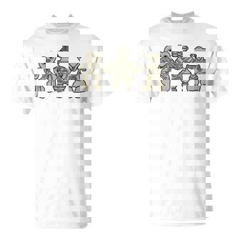 Tomodachi 土偶 縄文 時代 遮光器土偶 ハート形土偶 仮面の女神 宇宙人 はにわ かわいい シュール 長袖tシャツ Tシャツ - Kawaiitshirt