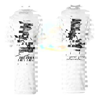 Tralalero Tralala Brain Red hark Meme 長袖tシャツ Tシャツ - Kawaiitshirt