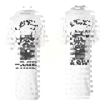 Lets Get Trashed Raccoon Stuff Trash Panda Raccon T-Shirt | Mazezy