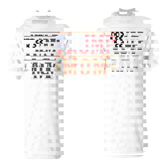 Trump Mom Happy Mother's Day Conservative Mom American Flag T-Shirt - Thegiftio UK