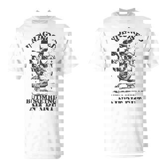 Undiagnosed But Something Ain't Right Raccoon Chicken T-Shirt | Mazezy