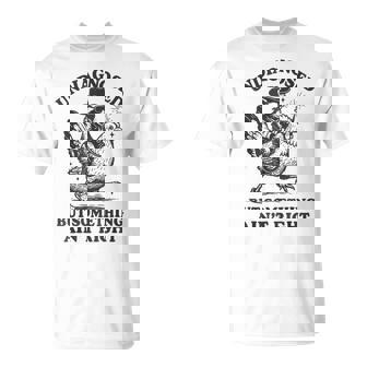 Undiagnosed But Something Ain't Right Raccoon Chicken T-Shirt | Mazezy