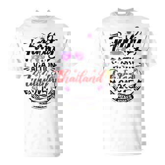 Vacaciones Familiares Tailandia 2025Acaciones Familiares Coincidentes 2025 In Mangas Camiseta unisex - Regaloses
