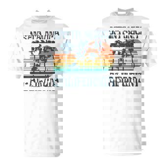 Vacances D'étéintage Àanta Monica En Californie T-Shirt - Cadeauxyz