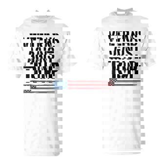 Veterans Against Trump Anti Racism Usa Military Vets America T-Shirt - Monsterry