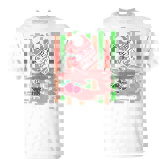 Vintage 90S Japanese Kawaii Strawberry Milkshake Graphic T-Shirt - Cadeauxyz