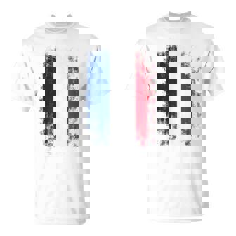 Vintage France Distressed Flag Illustration Graphic s Tシャツ - Kawaiitshirt