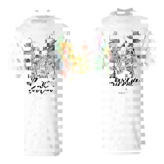 Vintage Spain Barcelona City Espana Souvenir Spain T-Shirt - Thegiftio