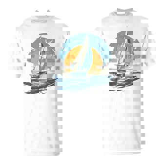 Voilier Àoile Bateau Nautique Yacht Amusant T-Shirt - Cadeauxyz