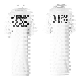 Vote レディース メンズ アンティーク調テキスト 2024 選挙 Tシャツ - Kawaiitshirt