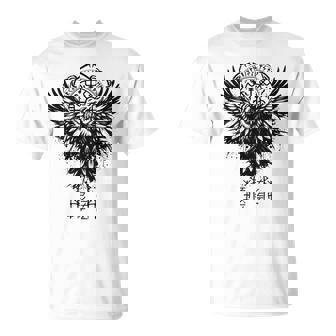 Walhalla Raven Odins ルーンズ ノルディック コンパス バイキング 長袖tシャツ Tシャツ - Kawaiitshirt