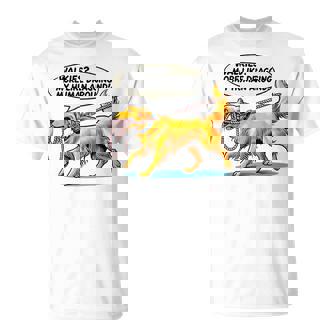 Walkies 犬の散歩 ゴールデンレトリバー 面白い犬好きデザイン Tシャツ - Kawaiitshirt