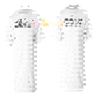 Weiner Dog Witch Happy Halloweenie Cute Halloween Dachshund T-Shirt | Mazezy