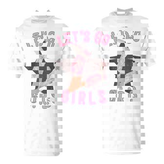 Western Cowgirls Let's Go Girls Country Western Rodeo Women T-Shirt | Mazezy