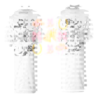 Western Girl Country Rodeo Pink Cowgirl Horse Coquette Bow T-Shirt - Monsterry