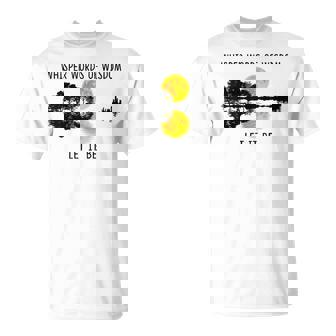 Whisper Words Of Wisdom Let-It Be ギター レイクシャドウ Tシャツ - Kawaiitshirt