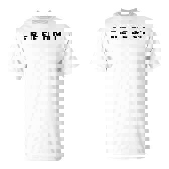 White Freedom Freedom Charlie We Are All Charlie T-Shirt - Thegiftio