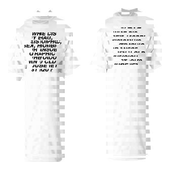 Why Be Racistexist Homophobic I Just Be Quiet Diversity Tシャツ - Kawaiitshirt