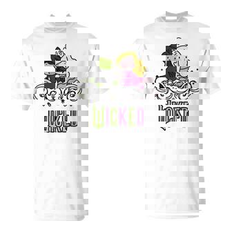 Wicked Elphaba & Glinda Together 遊び心のある漫画スタイル Tシャツ - Kawaiitshirt