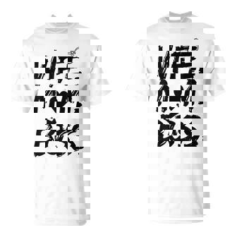 For Wife Mom Boss Mother's Day T-Shirt - Monsterry