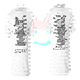 Wooper-Muper メキシカンサラマンダー アフロヘッド かわいい 面白い キッズ Tシャツ - Kawaiitshirt