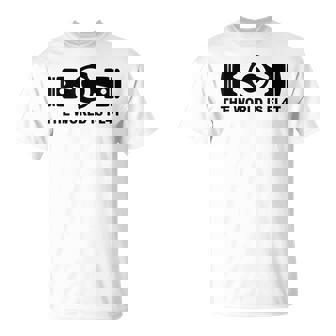 The World Is Flat、Auto Racing Motorsports Tシャツ - Kawaiitshirt