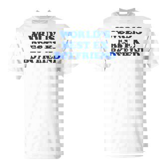 The World's Best Ex Boyfriend Il Miglior Ex Amico Del Mondo Maglietta - Novitaregali