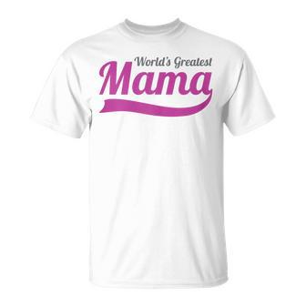 World's Greatest Mama Best Ever Number One Mom T-Shirt - Thegiftio UK