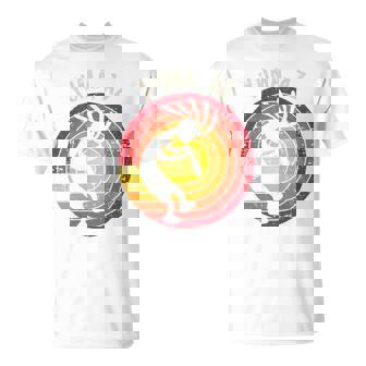 Yuma アリゾナ ダンシング ココペリ アンティーク調デザイン 長袖tシャツ Tシャツ - Kawaiitshirt