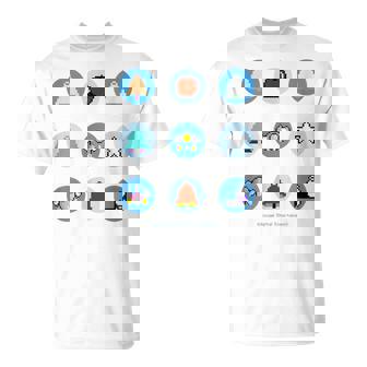 「Twin Bee」9 Circles Tシャツ - Kawaiitshirt