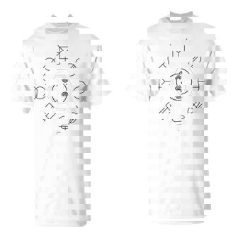 「まんなか／とほかみえみため」 あうわ 黒文字 ホツマ ヲシテ とほかみえひため 言霊 かっこいい 地味めバックプリント Tシャツ - Kawaiitshirt