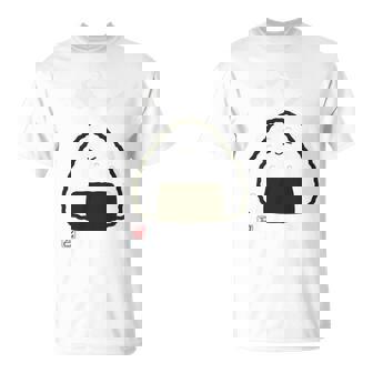 「パン-おにぎり」おもしろ 筆文字 服裏側 面白い文字入り 長袖tシャツ Tシャツ - Kawaiitshirt