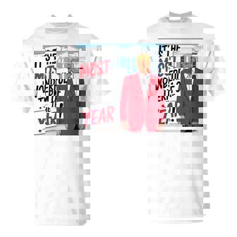 「今年一番素晴らしい言葉だ」トランプクリスマス 長袖tシャツ Tシャツ - Kawaiitshirt