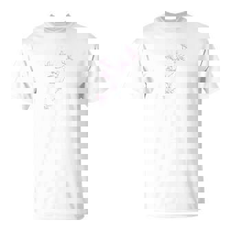 「桜／とほかみえみため 白文字」 言霊 ホツマ文字 ヲシテ文字 とほかみえひため 桜 神社 開運 お守り バックプリント Tシャツ - Kawaiitshirt